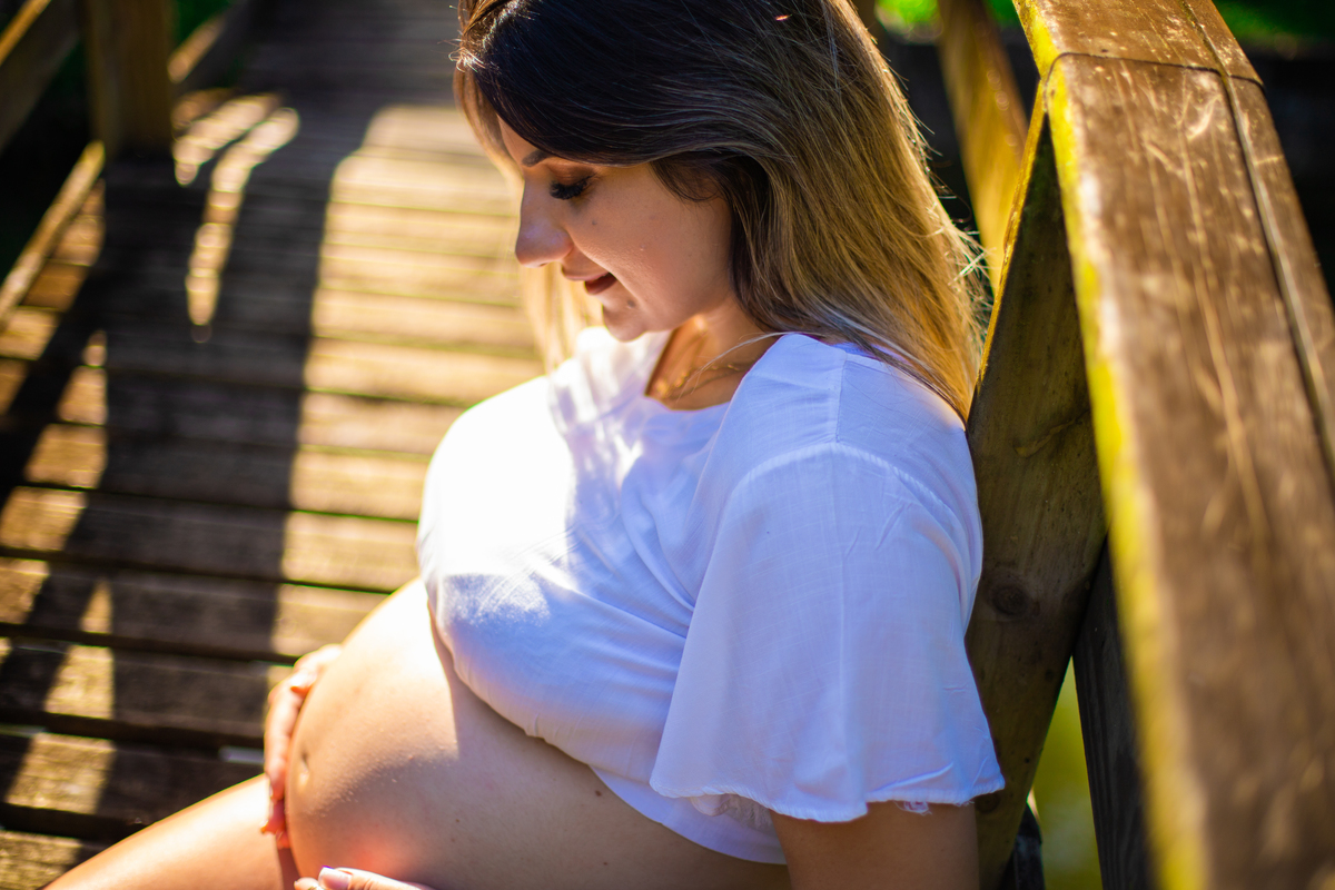 ensaio de gestante natureza