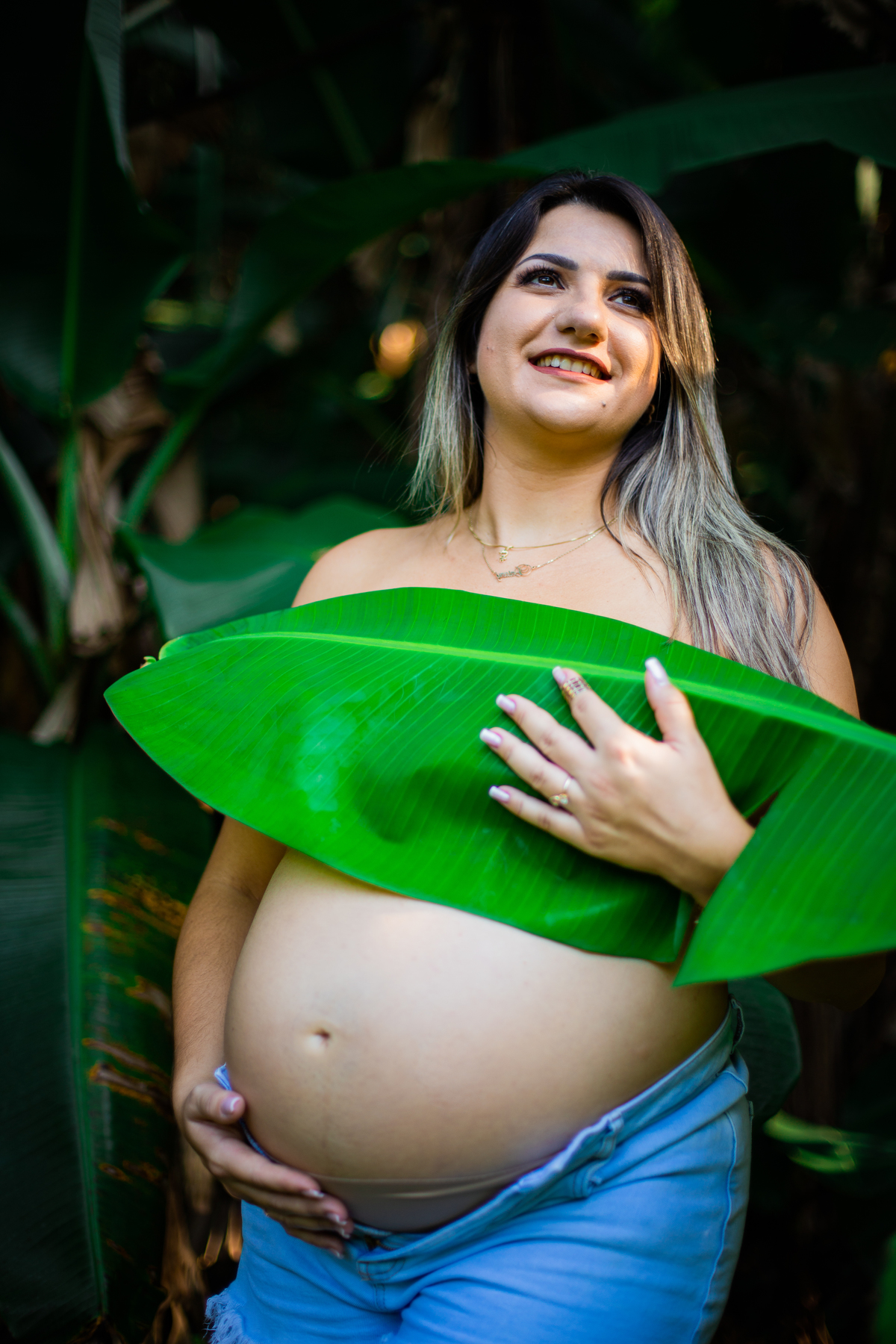 ensaio de gestante natureza