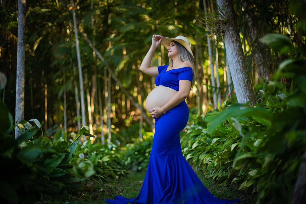 ensaio de gestante natureza