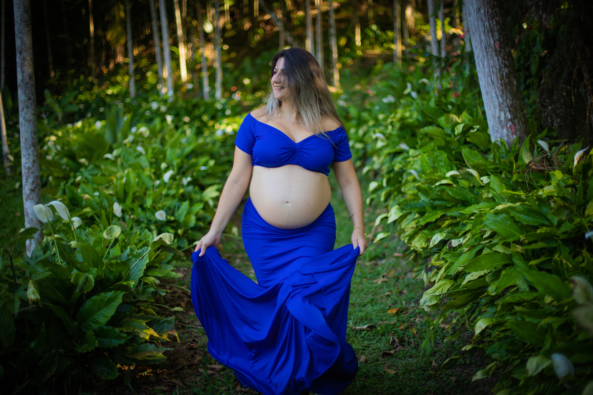 ensaio de gestante natureza