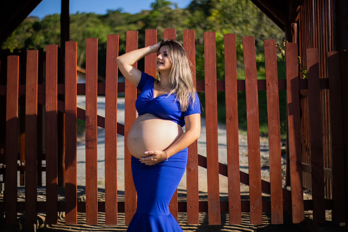 ensaio de gestante natureza