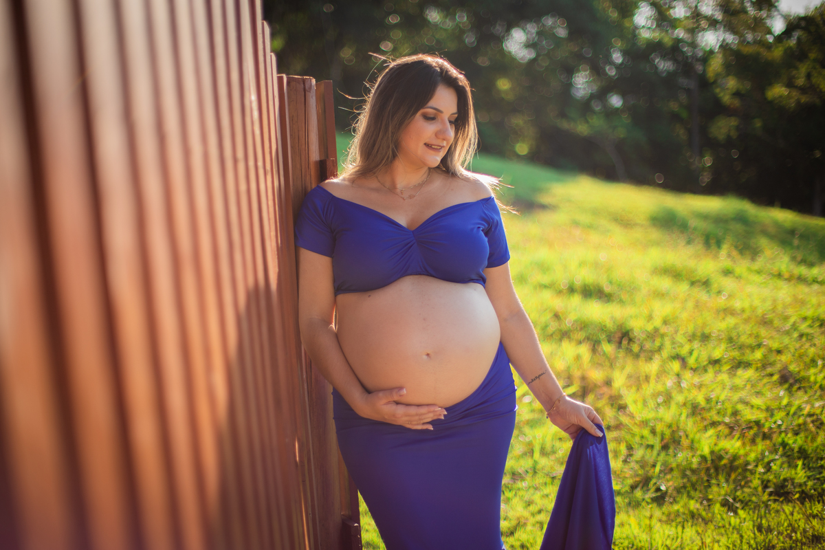 ensaio de gestante natureza