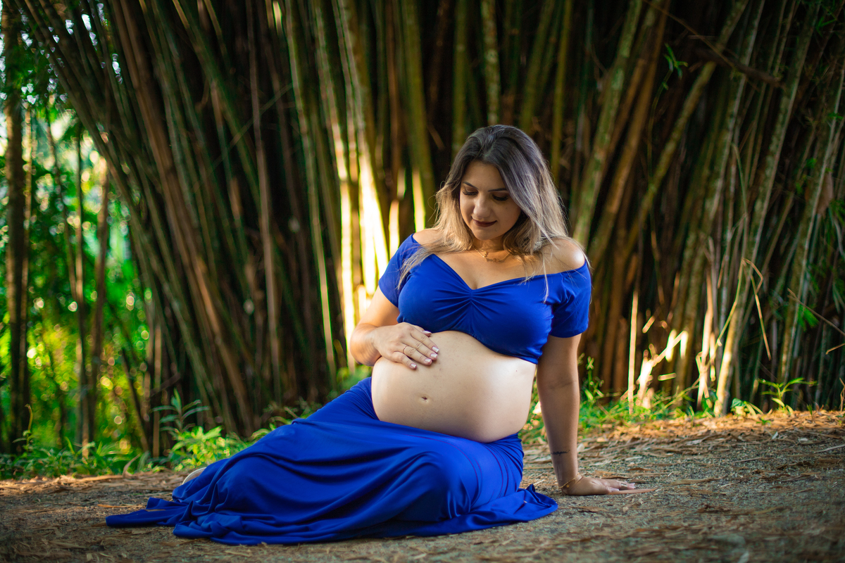 ensaio de gestante natureza