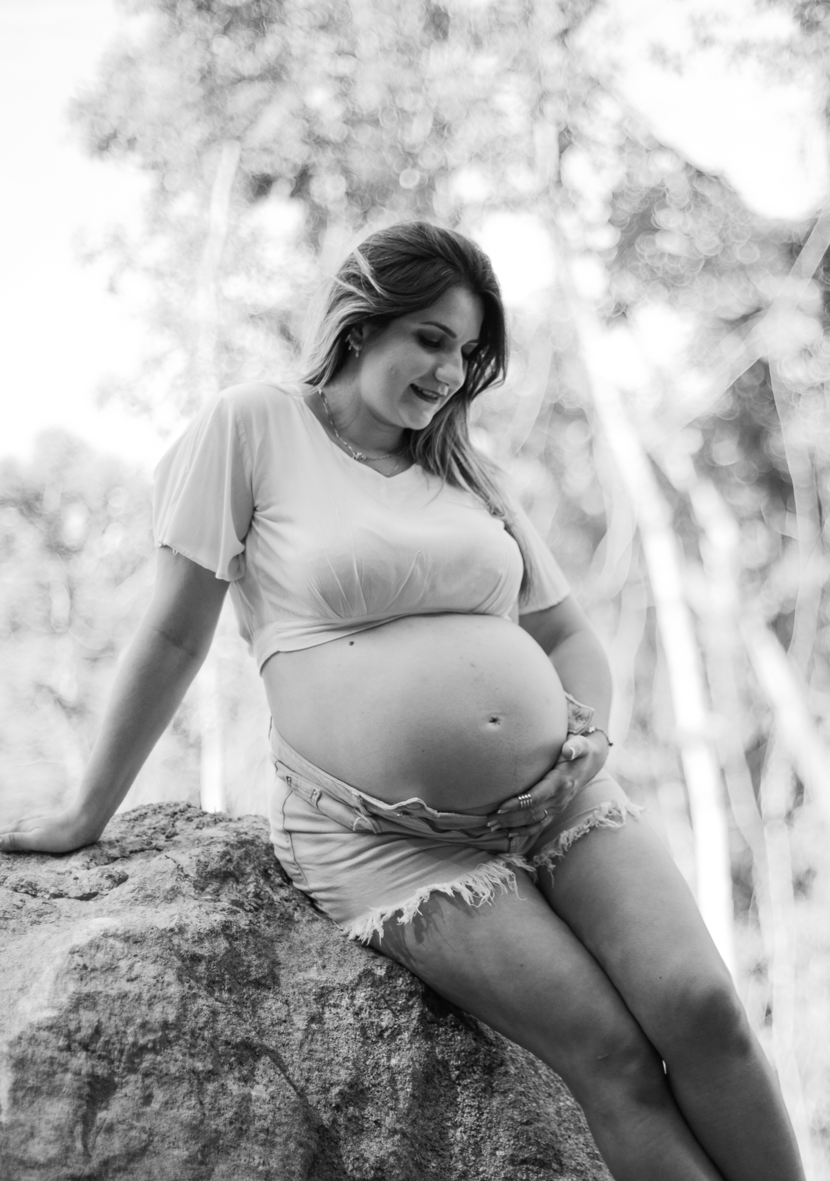 ensaio de gestante natureza