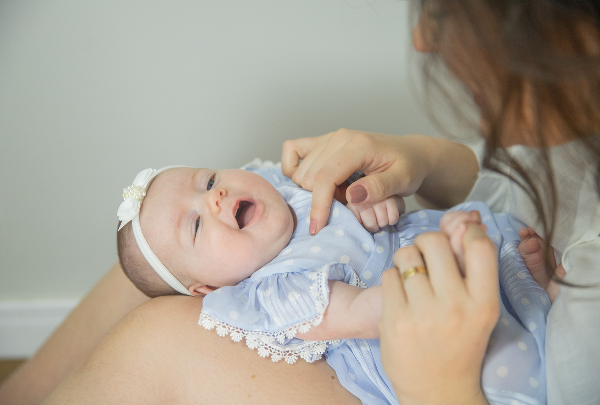 ensaio 2 meses em casa