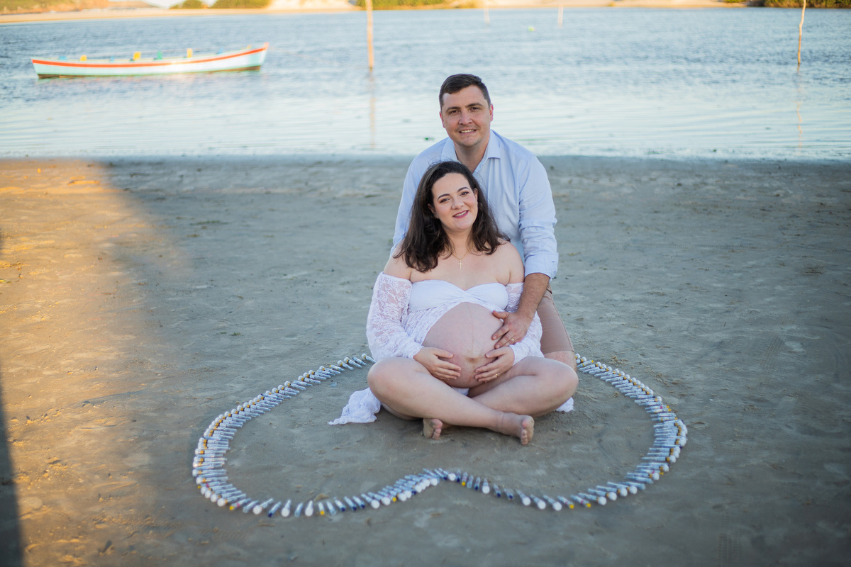 ensaio de gestante Praia Guarda do Embaú