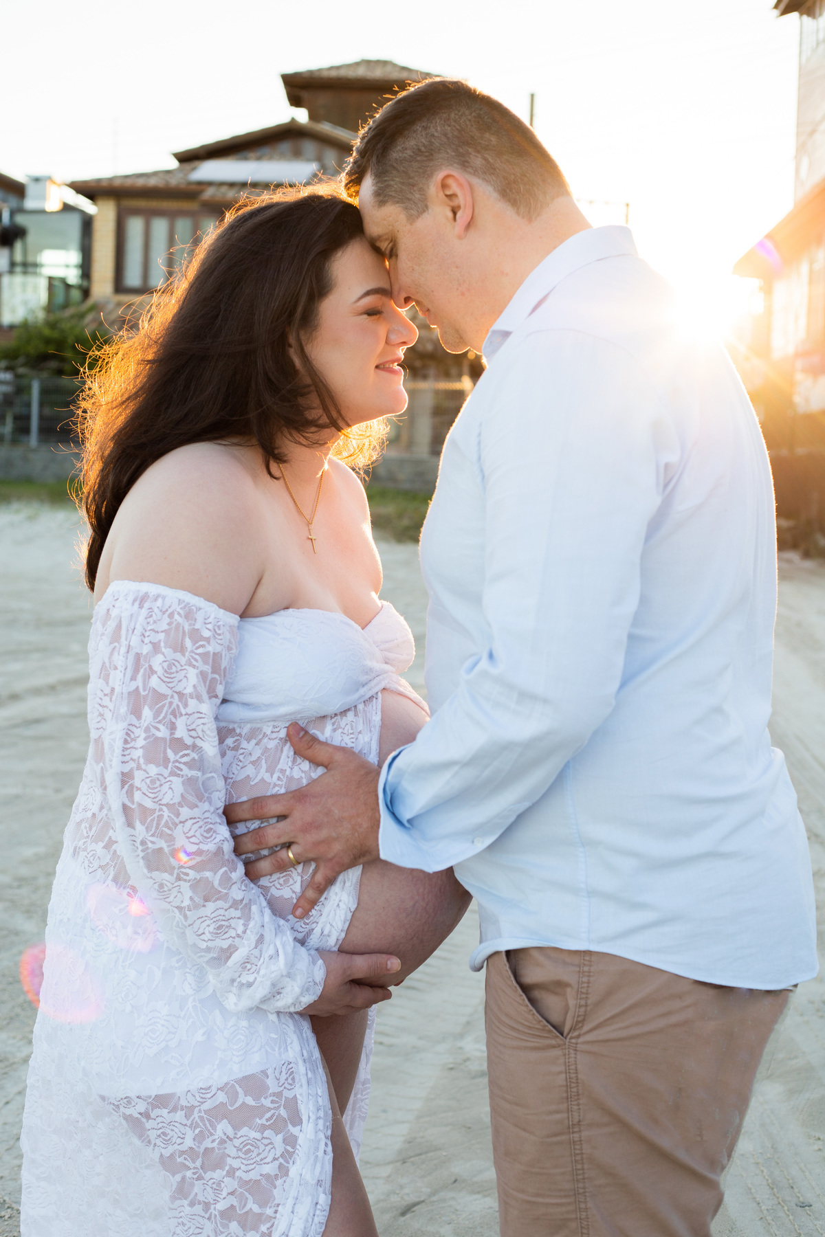 ensaio de gestante Praia Guarda do Embaú