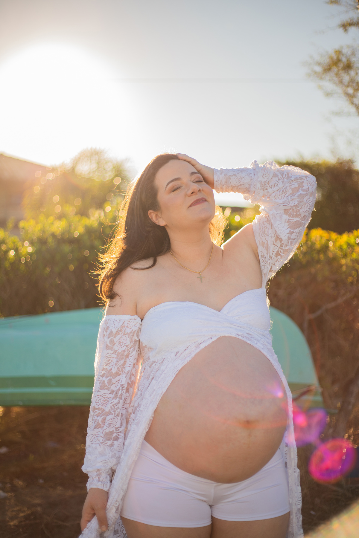 ensaio de gestante Praia Guarda do Embaú