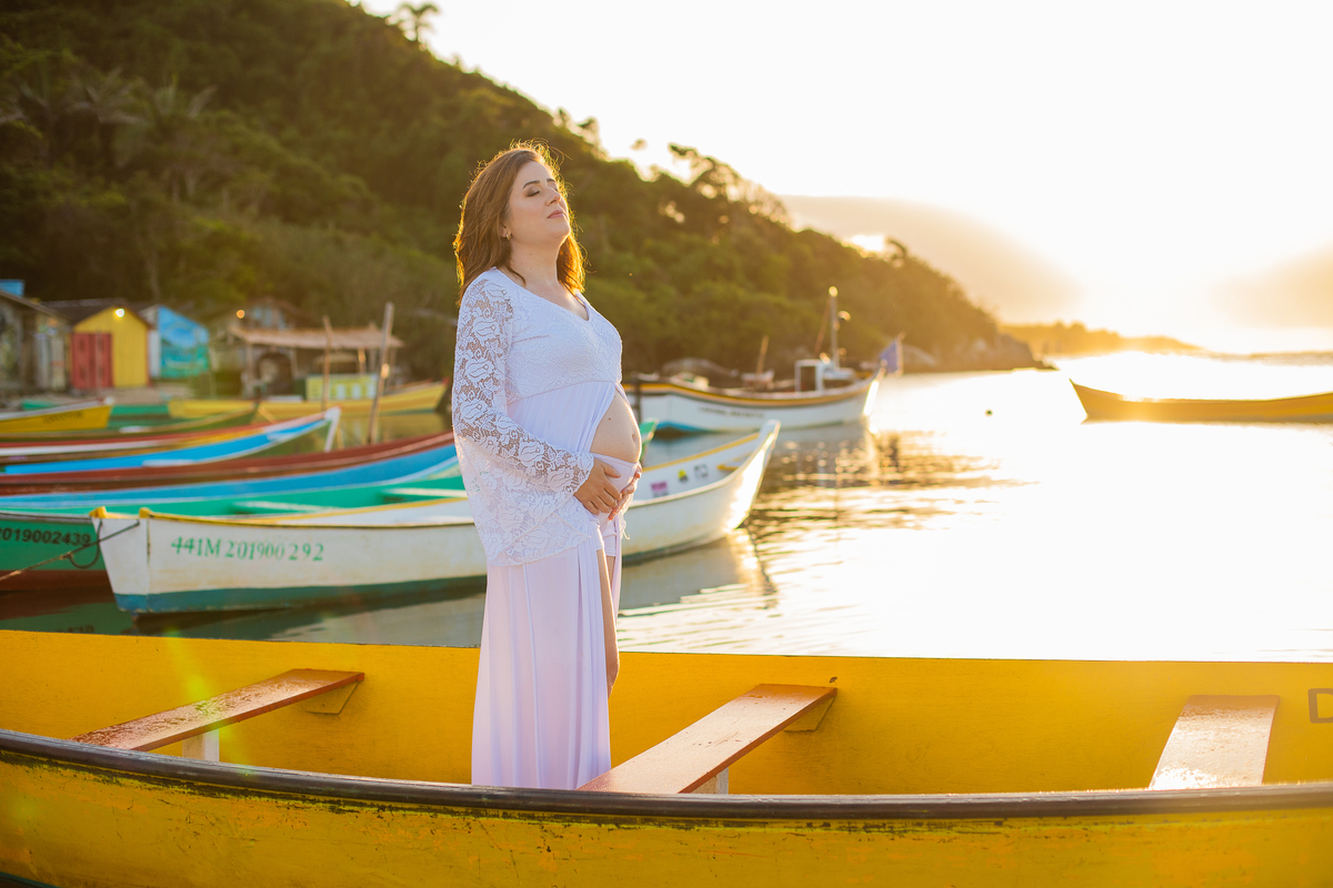 ensaio gestante Guarda do embau palhoça 