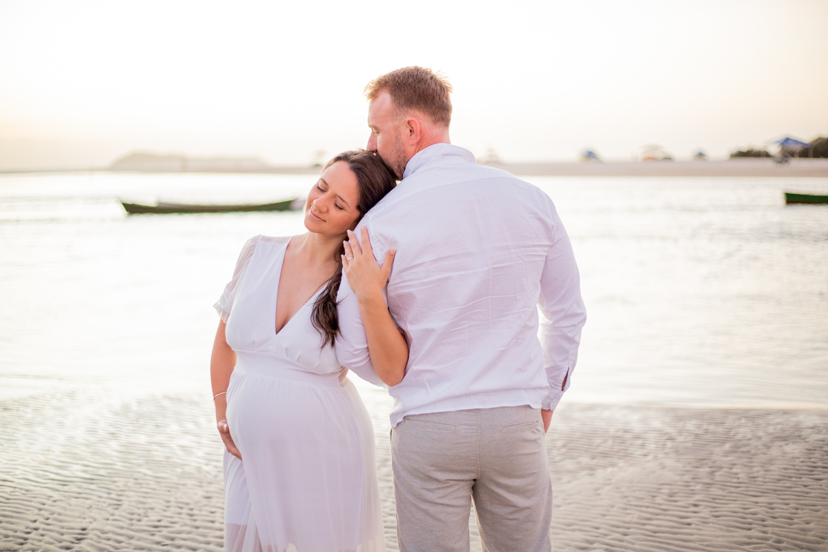 ensaio de gestante Guarda do Embaú