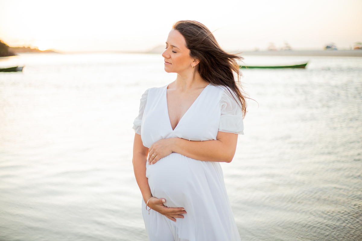 ensaio de gestante Guarda do Embaú