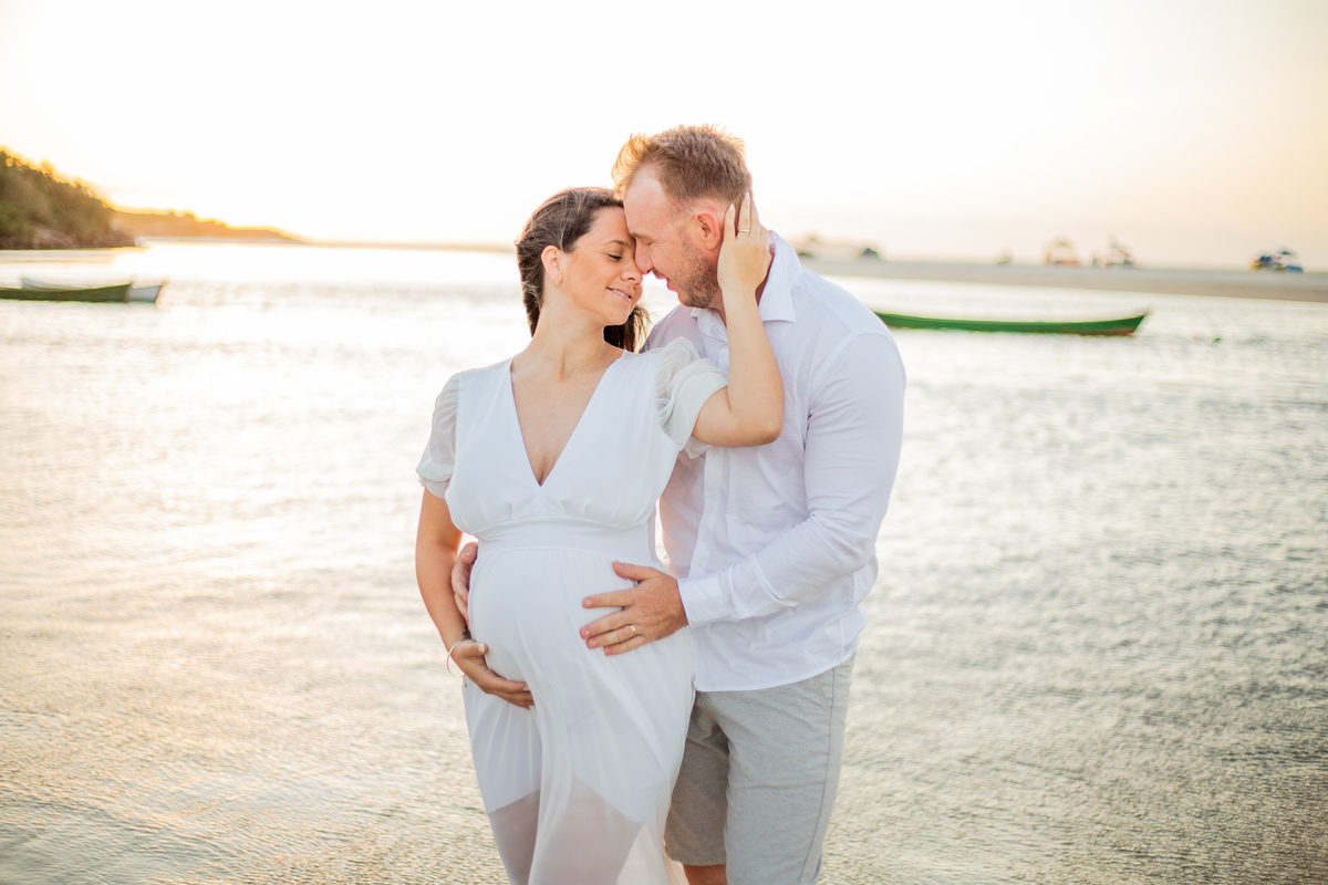 ensaio de gestante Guarda do Embaú