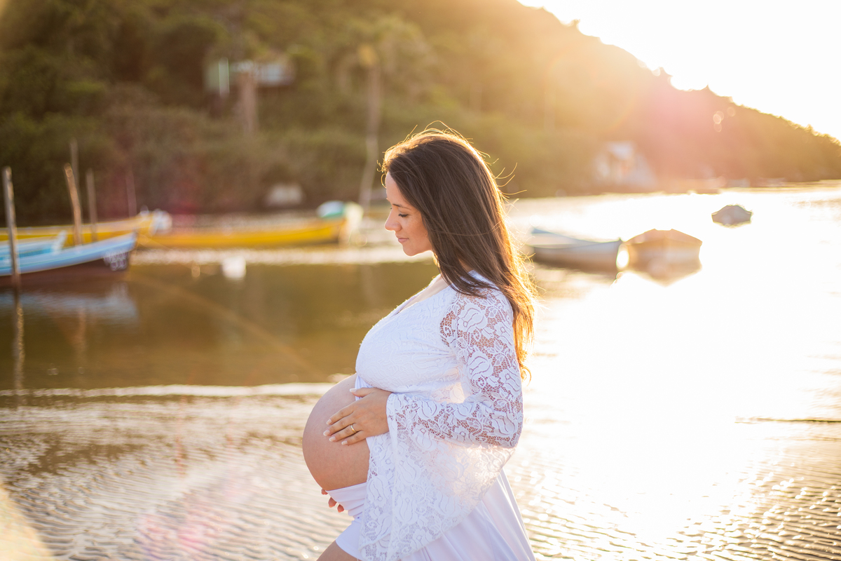 ensaio de gestante Guarda do Embaú