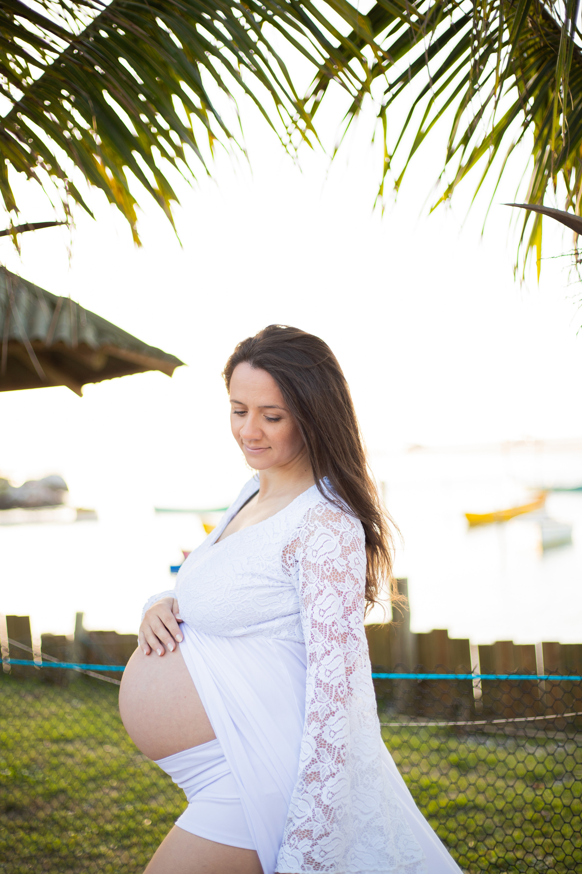 ensaio de gestante Guarda do Embaú