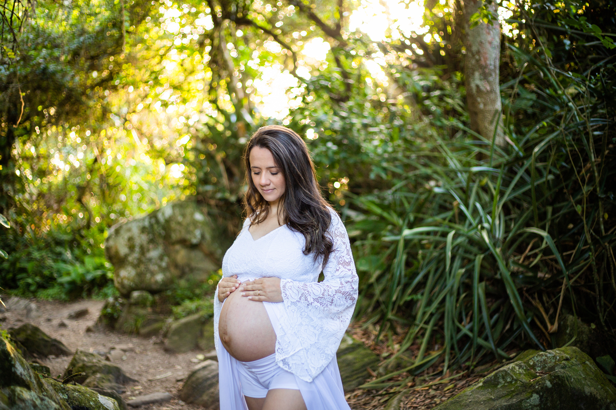 ensaio de gestante Guarda do Embaú
