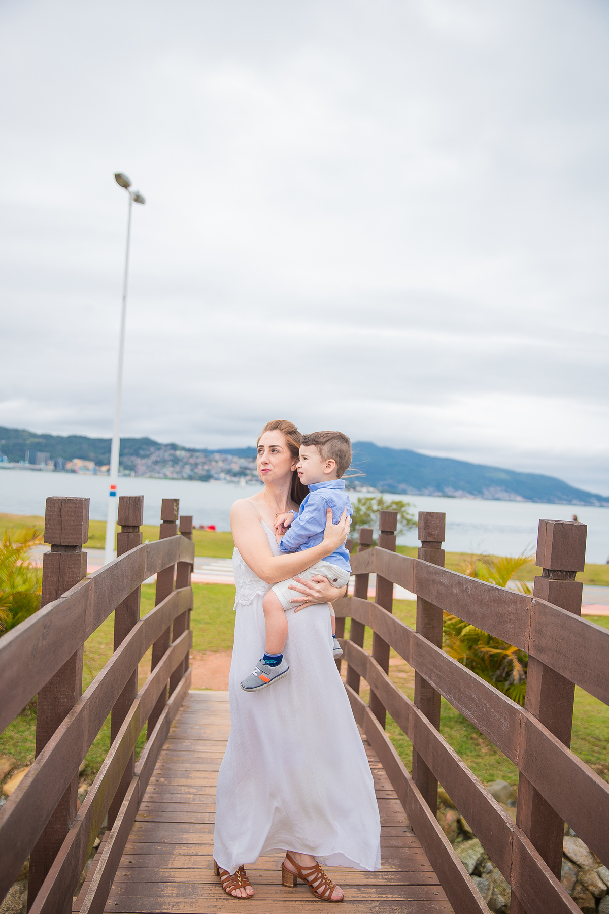 ensaio de família na praia