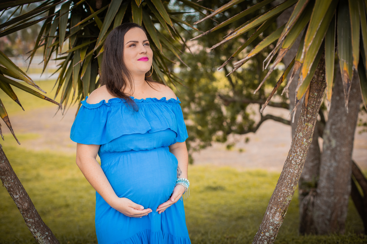 ensaio gestante no parque - pedra branca palhoça