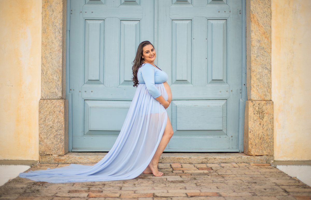 ensaio gestante na praia em Florianópolis 