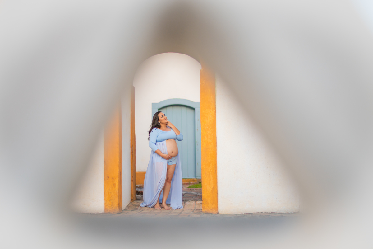 ensaio gestante na praia em Florianópolis 