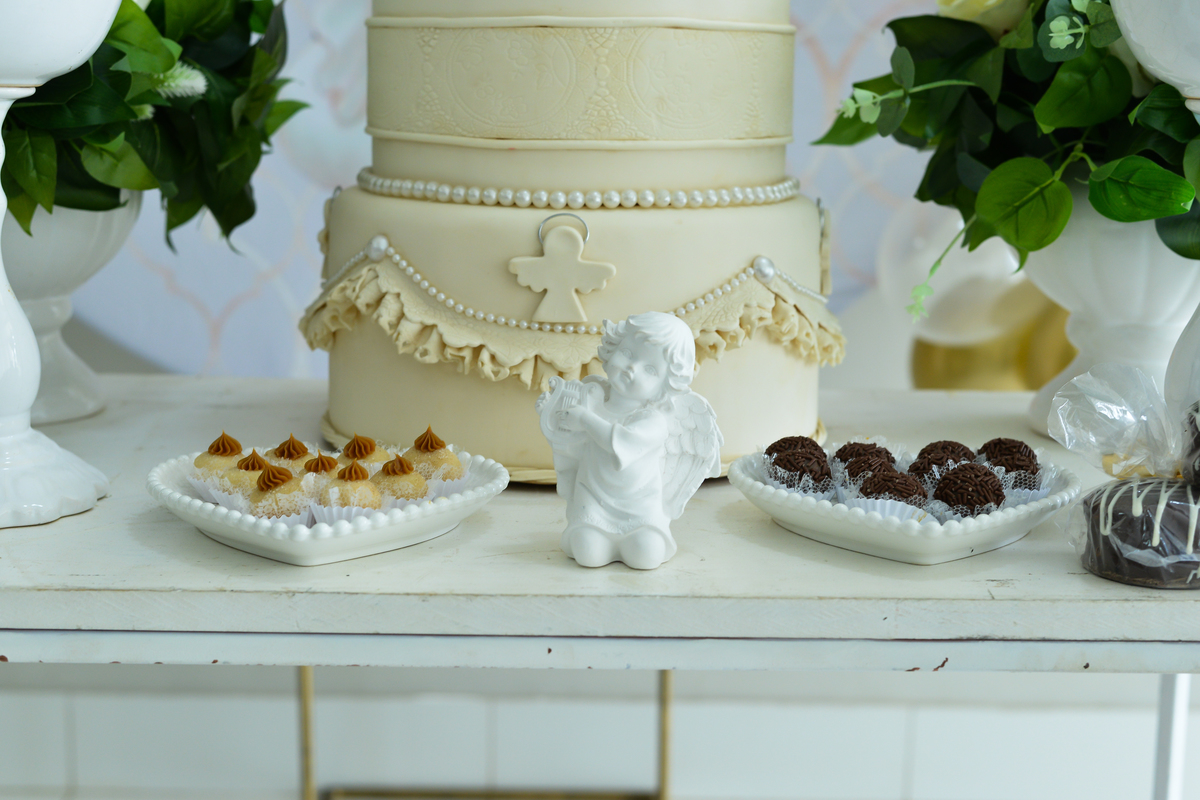 Fotografia de batizado realizada em Maringá  decoração