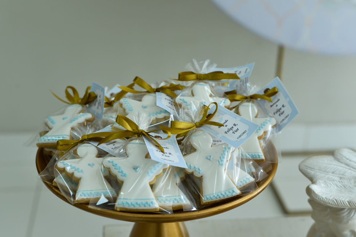 Fotografia de batizado realizada em Maringá  docinhos 