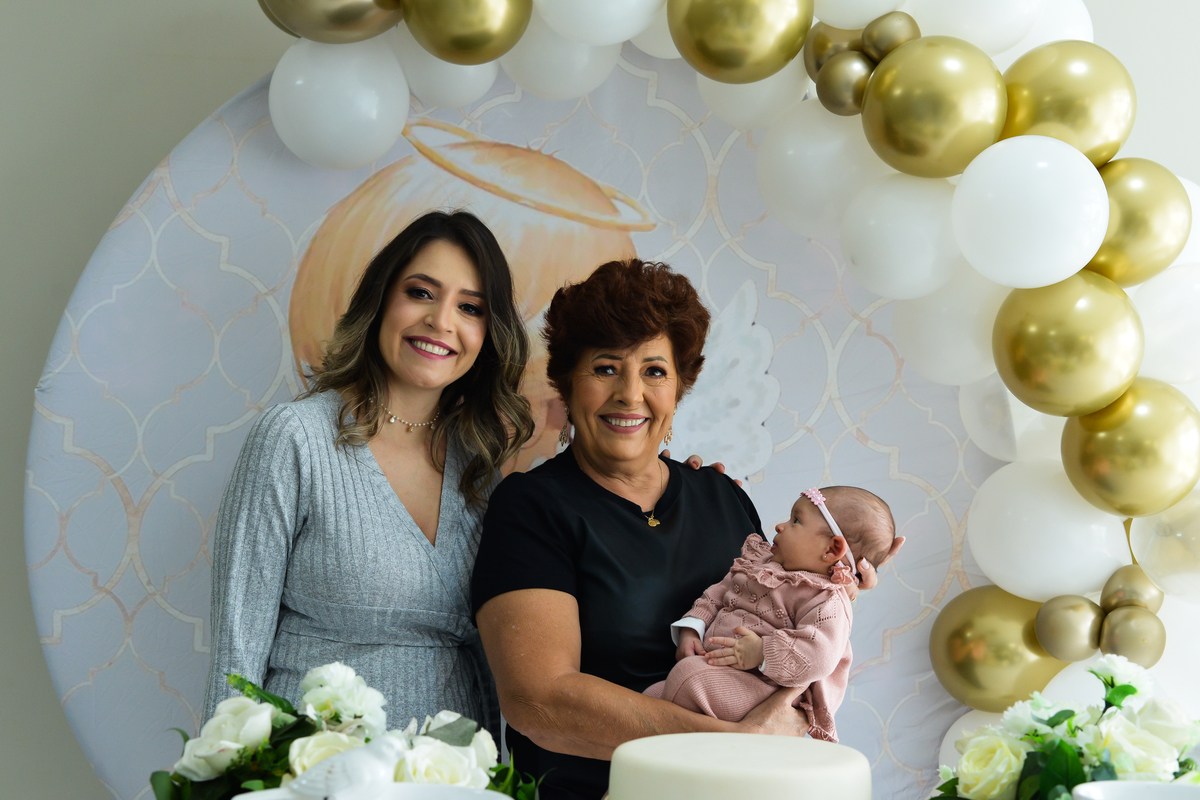 Fotografia de batizado realizada em Maringá  neta 