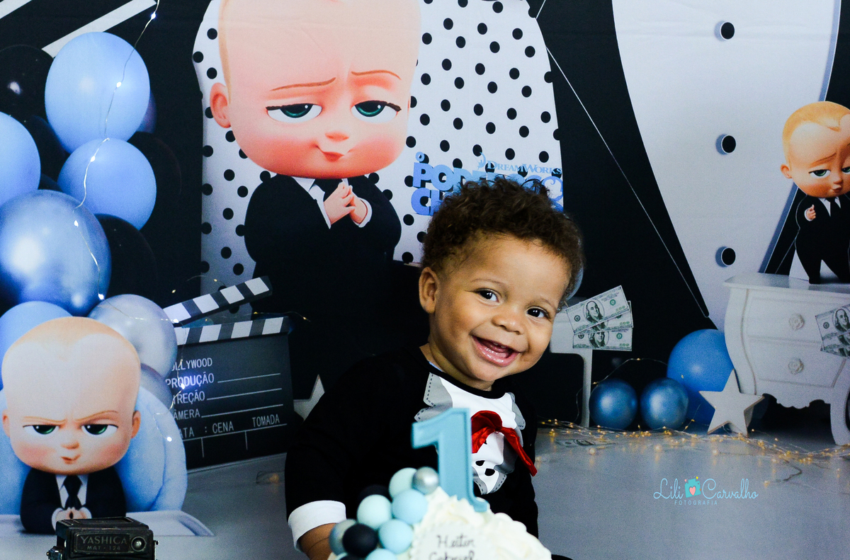 Ensaio fotografico de smash the cake em Maringá