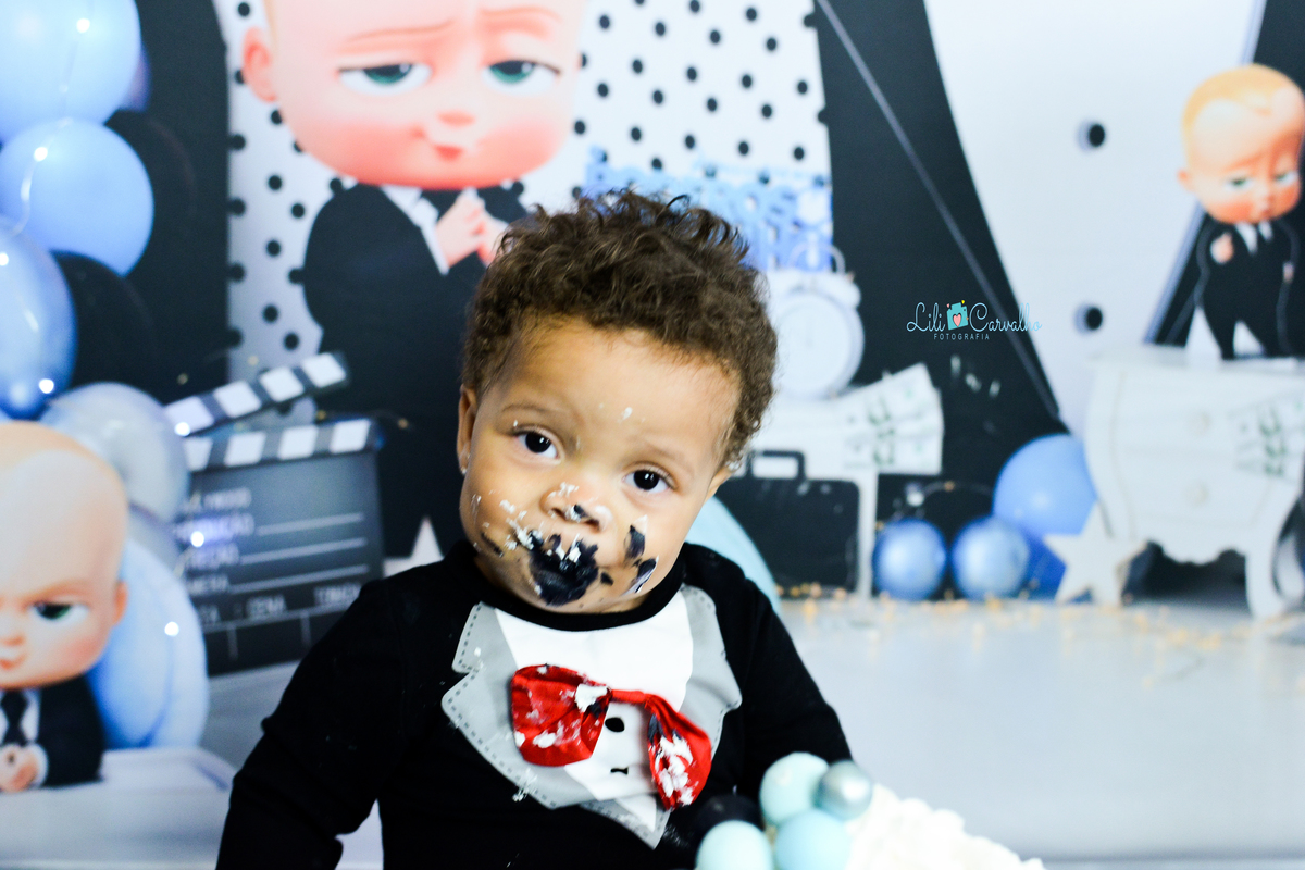 Ensaio fotografico de smash the cake em Maringá fofo