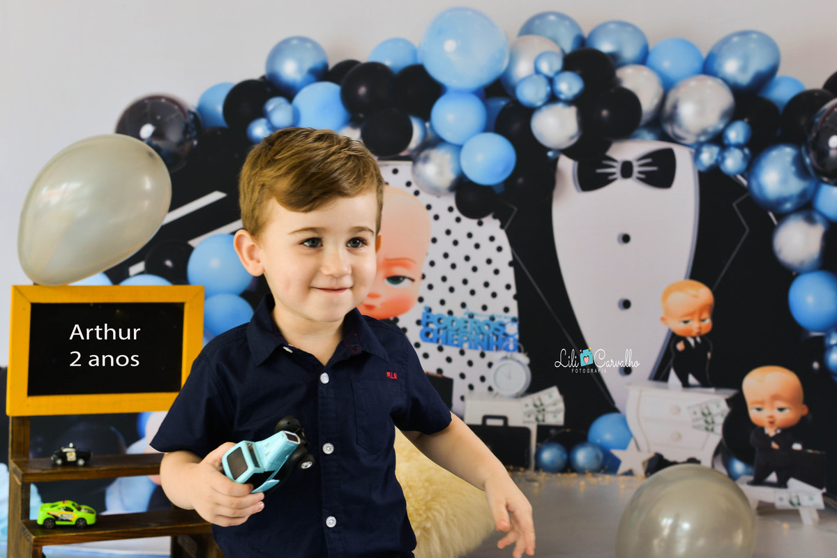 foto de menino, aniversario, tema poderoso chefinho, maringa estudio