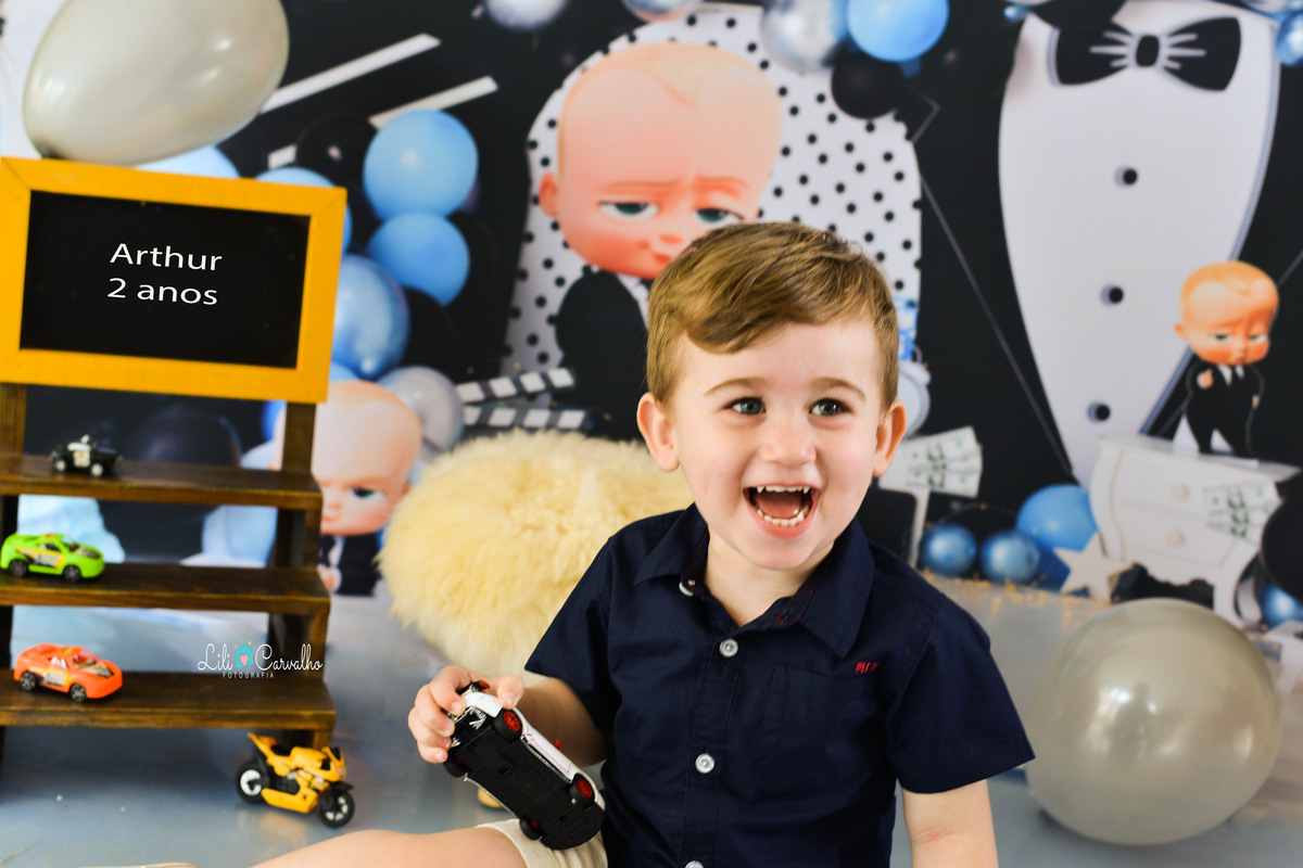 foto de menino, aniversario, tema poderoso chefinho, maringa estudio 2