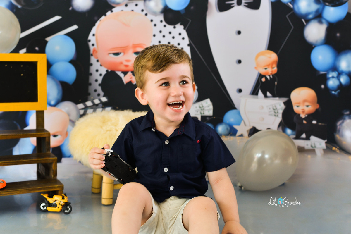 foto de menino, aniversario, tema poderoso chefinho, maringa estudio6 