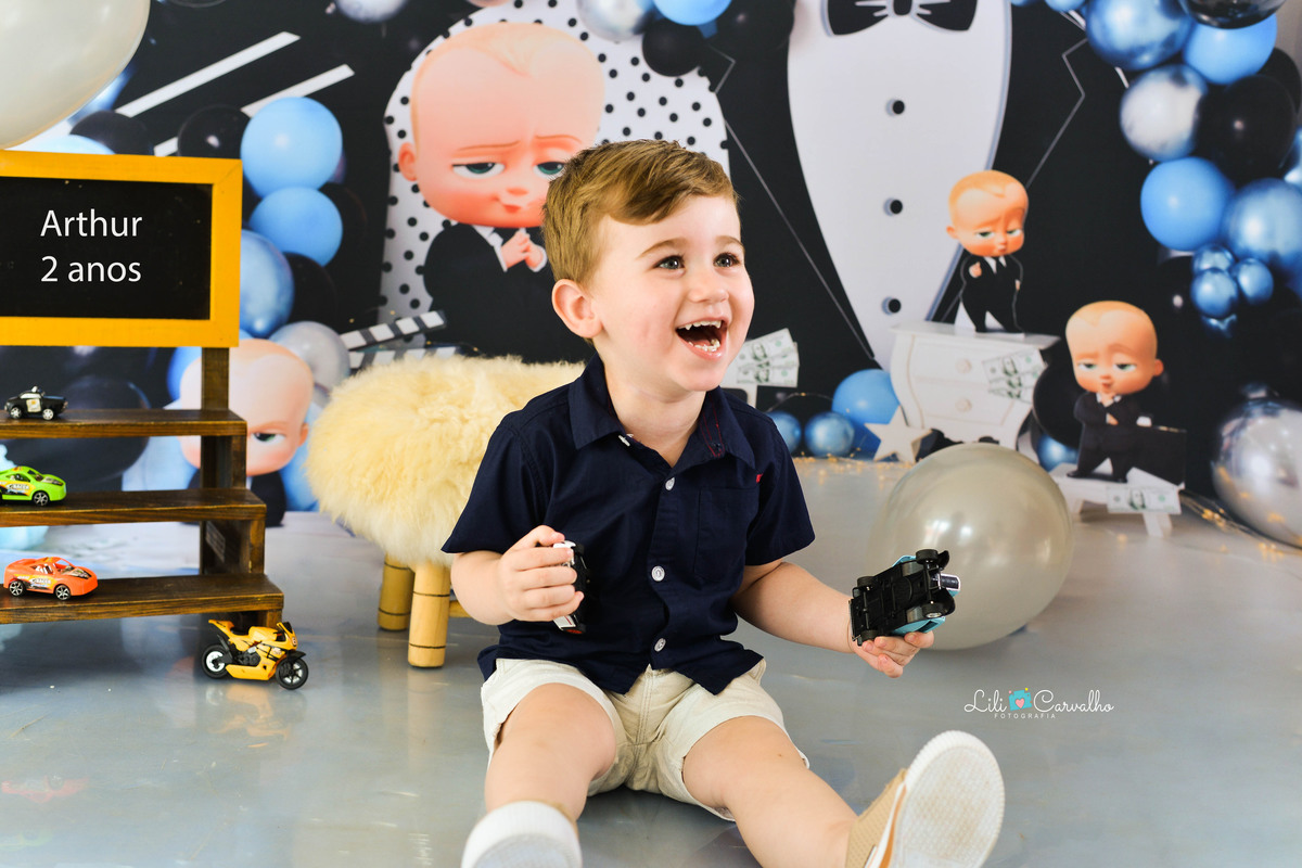 foto de menino, aniversario, tema poderoso chefinho, maringa estudio