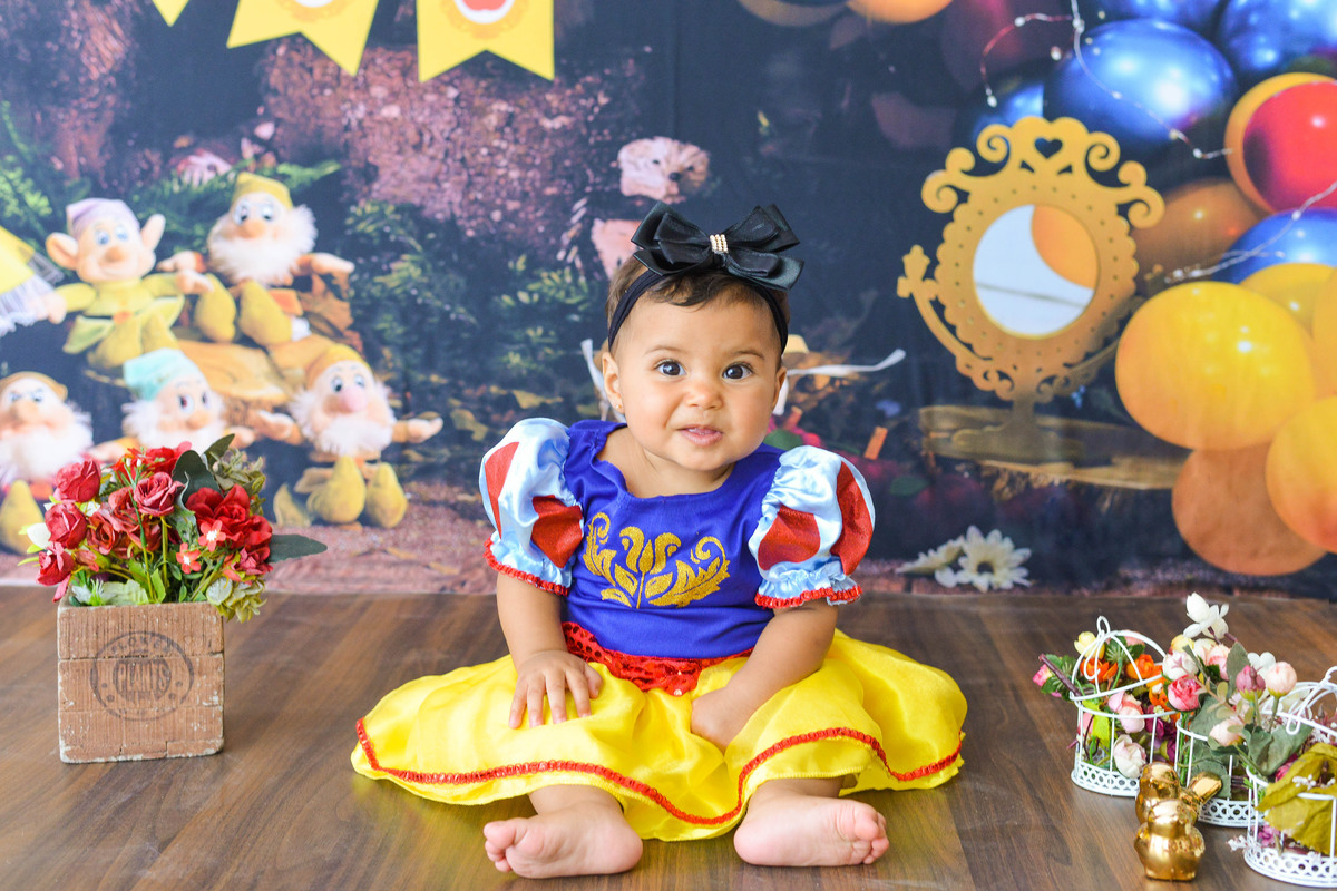 ensaio fotografico infantil em maringa, branca de neve maringa