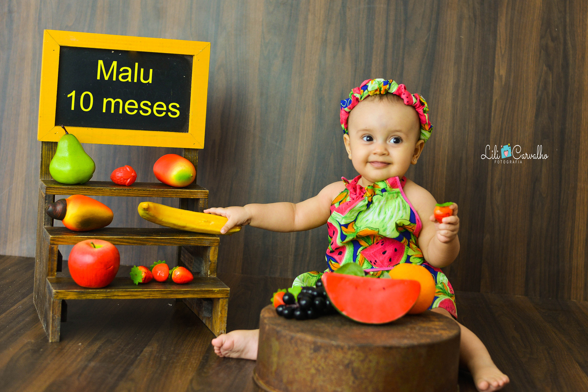 bebê e frutas, fotografia 