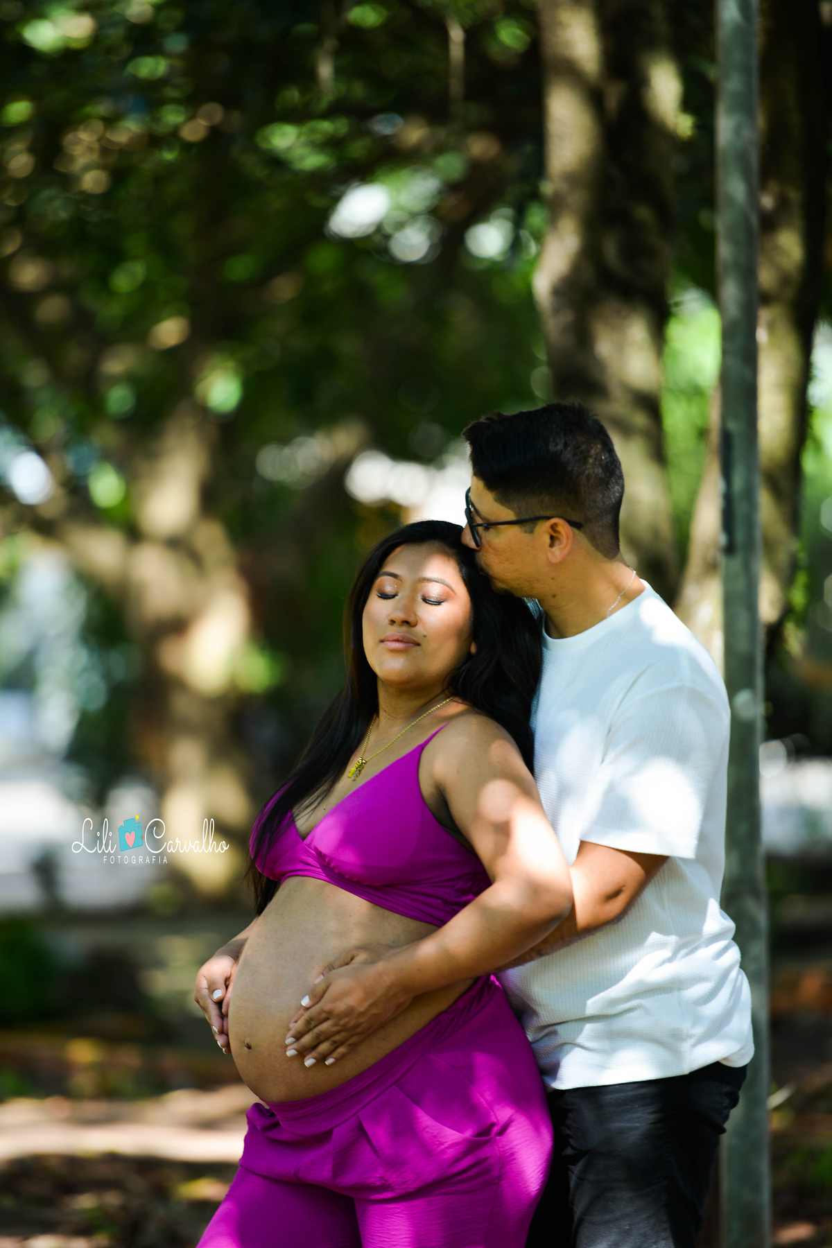 fotografia de gestante em Maringá fotografia externa 