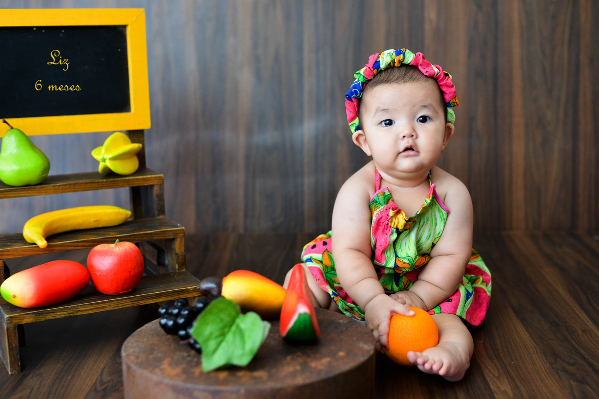 fotografia de bebe no estudio em Maringá