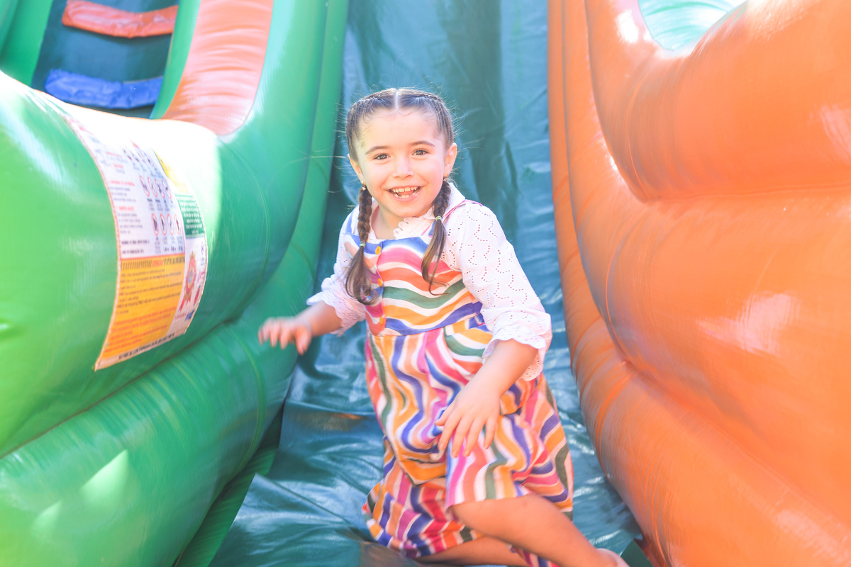 fotografia de aniversario infantil em Maringá escorregador