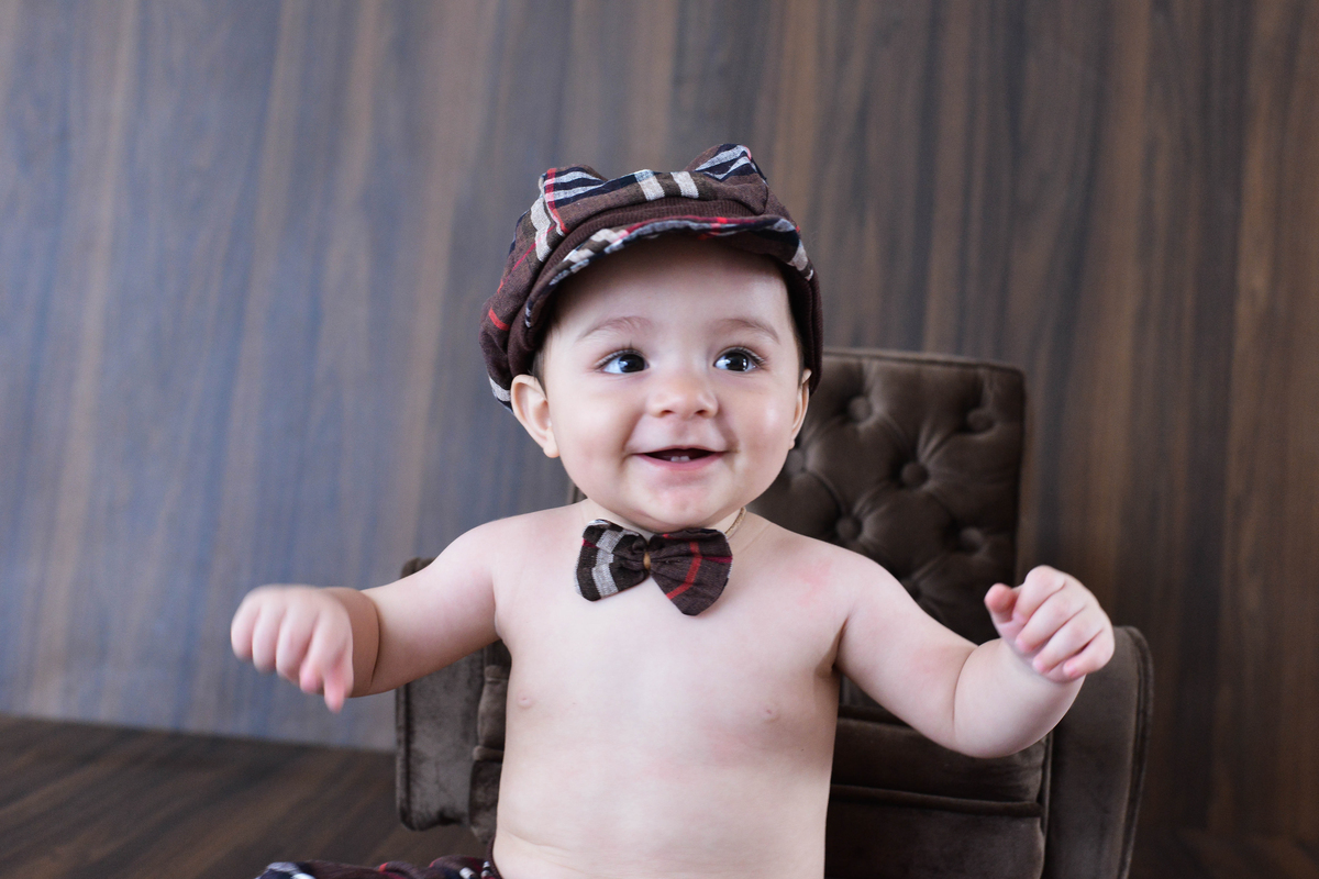 bebe sorrindo em maringa, fotografia 