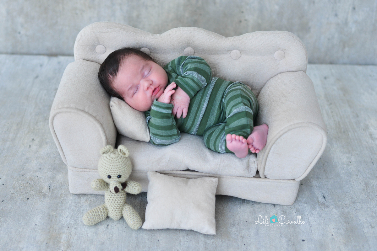 fotografia de bebê recem nascido em Maringá