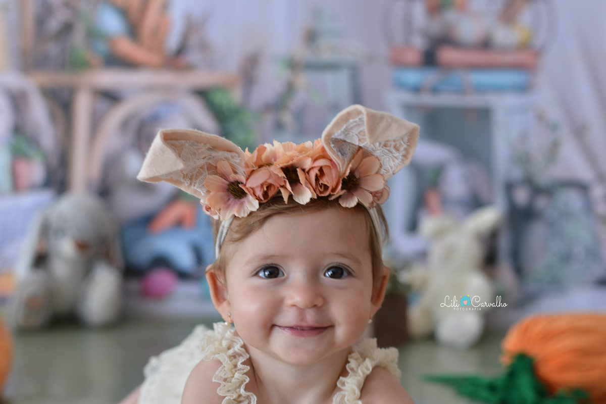 foto de criança em ensaio de pascoa em Maringá  maravilhosa 