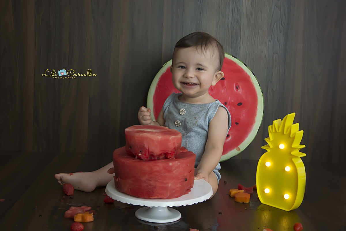 #smashthefruit #smashmaringa #lilicarvalho #lilifotografia #smashthecake #bolodefrutas #ensaiocomfrutas #aniversario #fotodiferente #meninodementa #meninocomursomarrom #one #umaninho #babyboy #melhorfotografademaringa