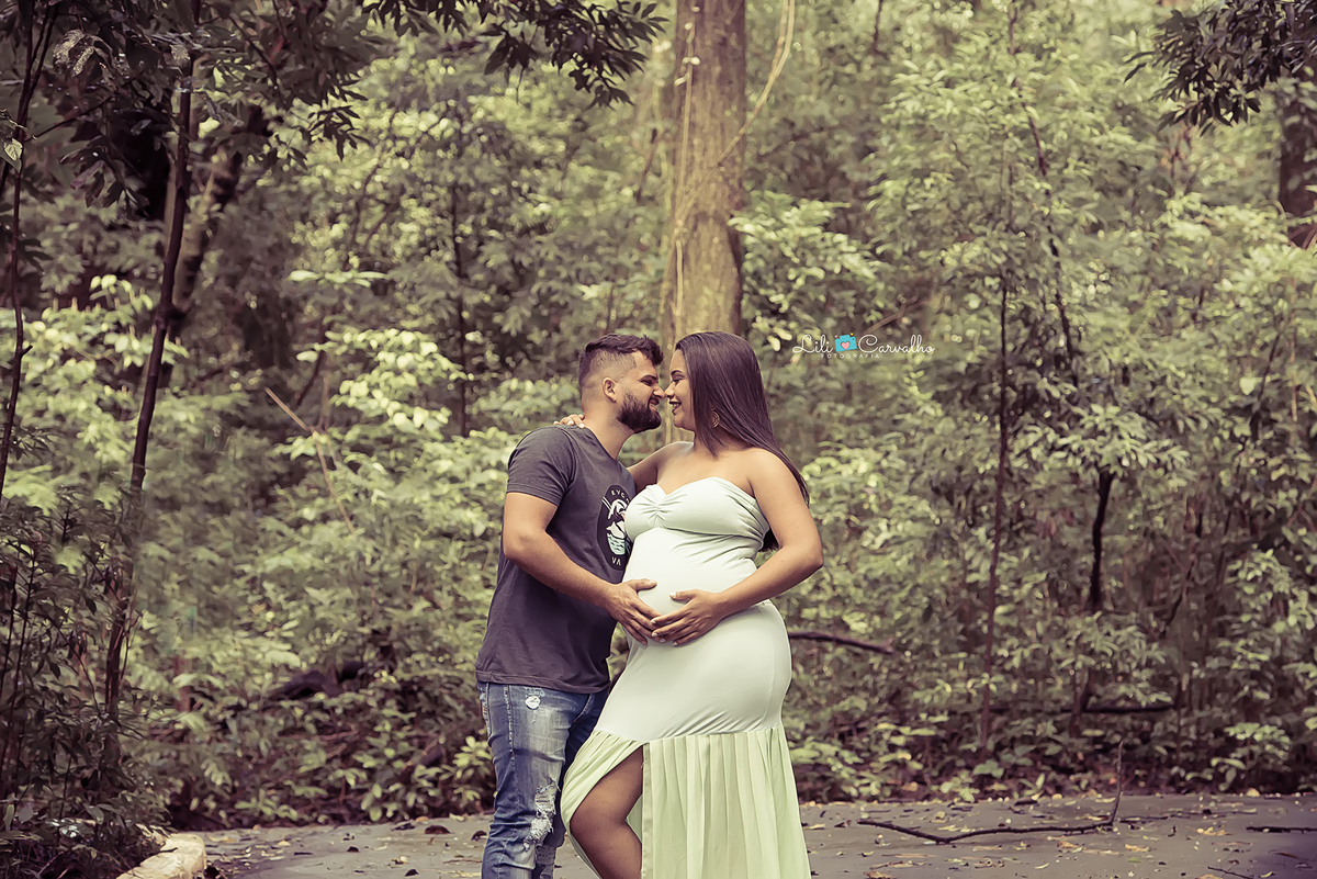 ensaio gestante em local externo em Maringá lindos