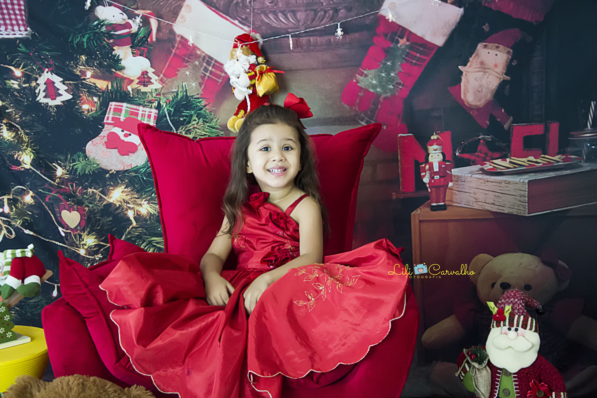 #lilicarvalho #lilifotografia #ensaiodenatal #melhorfotografadenatal #melhorcenariodenatal #newborn #gestante #poltronavermelha #ursinho #neve #ensaioperfeito 