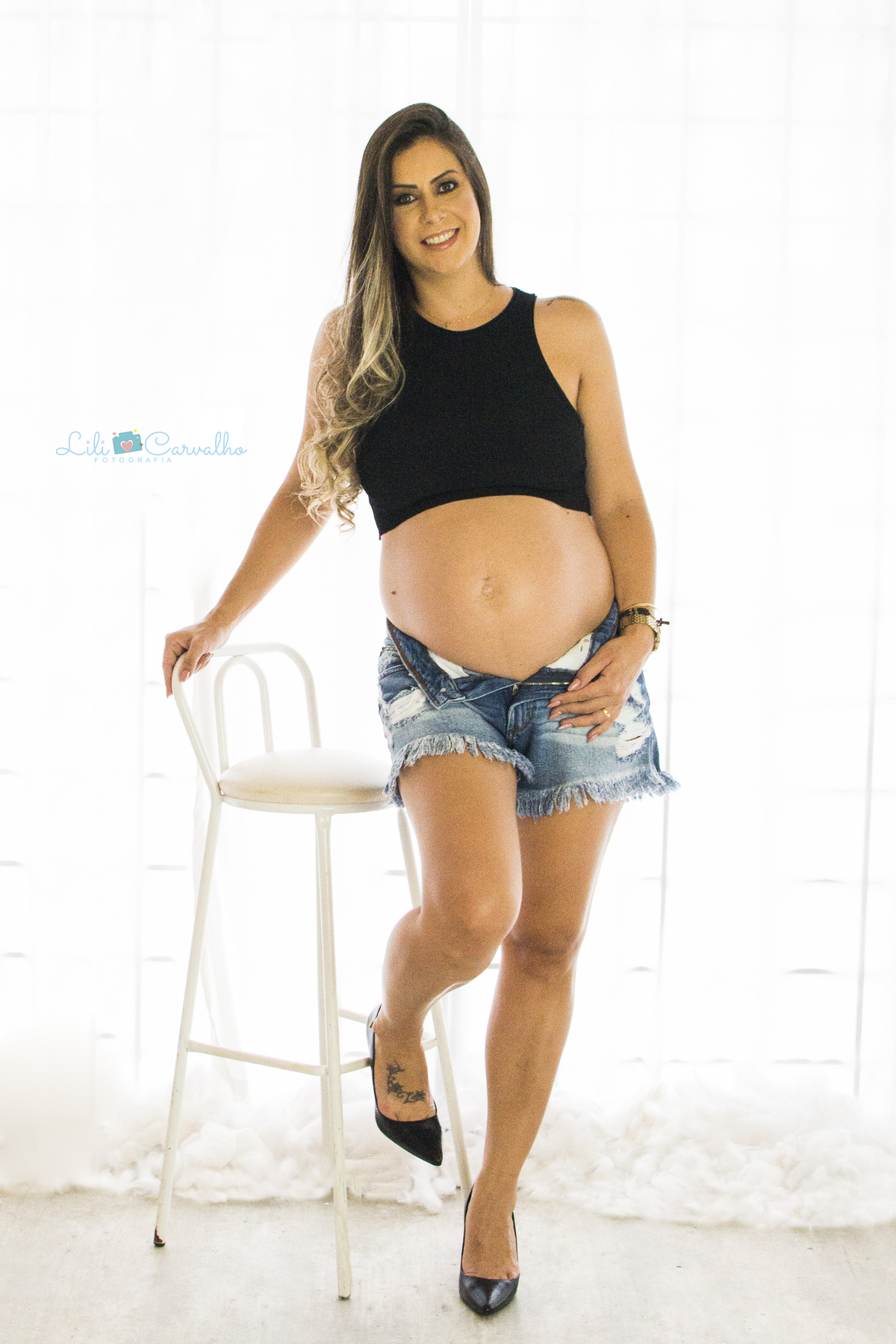 ensaio gestante em Maringá despojado