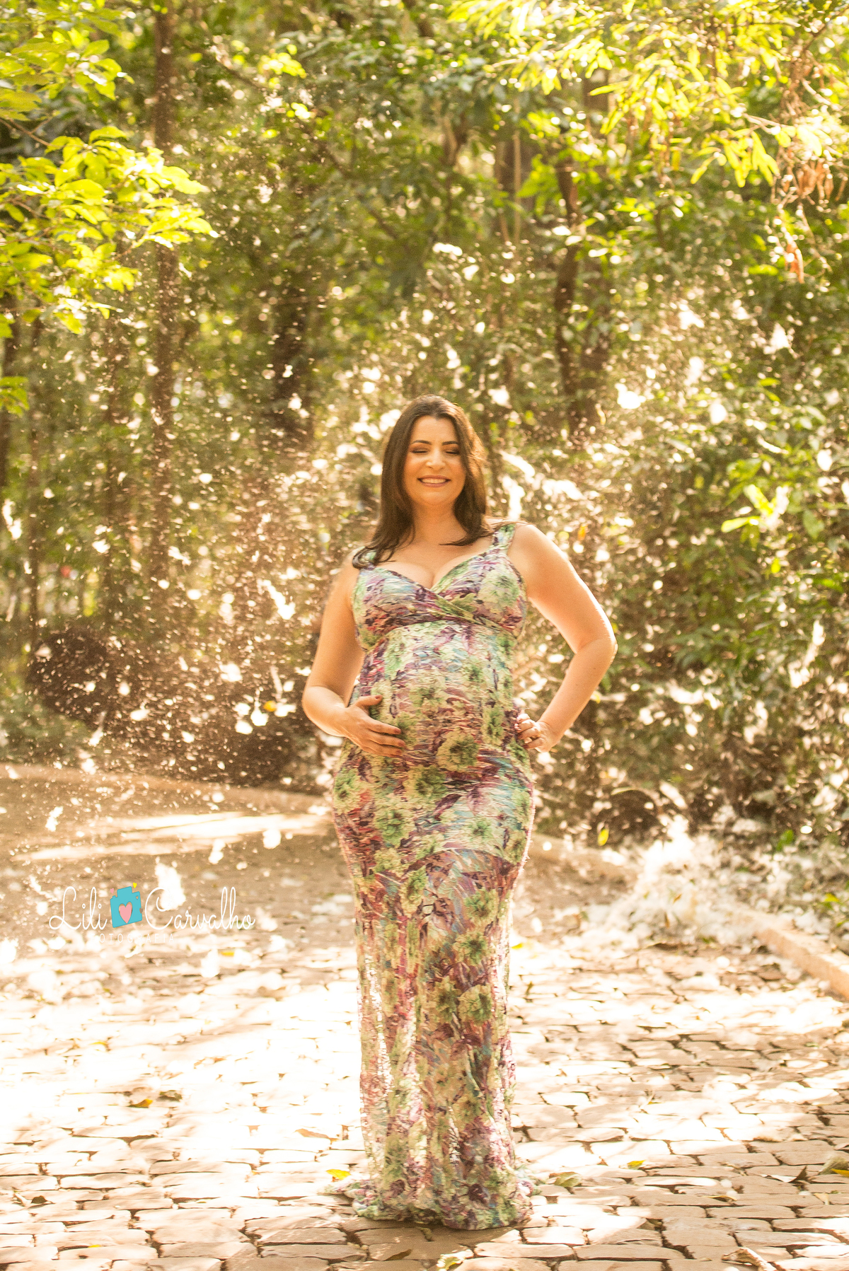 fotografia gestante no parque do Ingá, Maringá volume