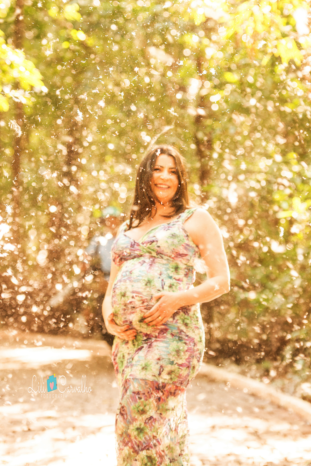 fotografia gestante no parque do Ingá, Maringá