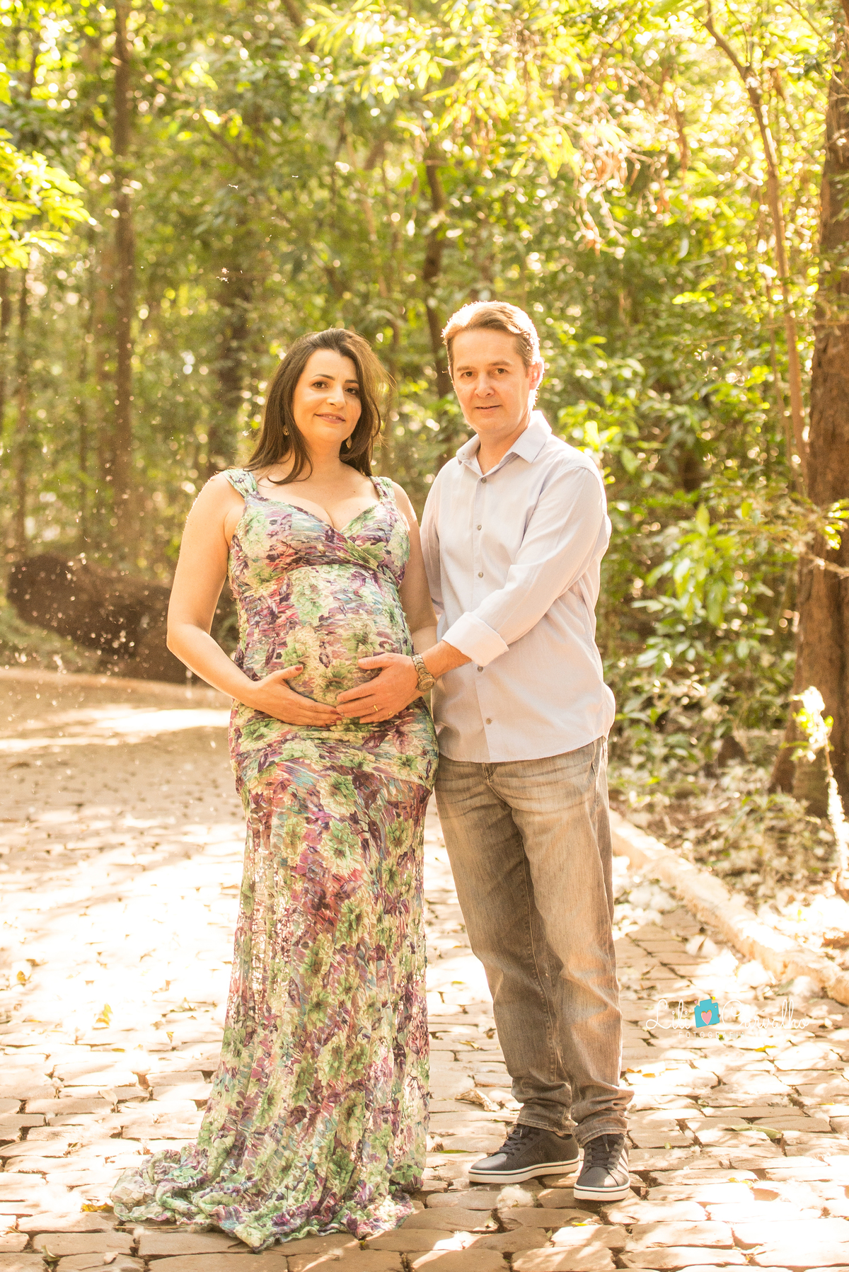 fotografia gestante no parque do Ingá, Maringá casal