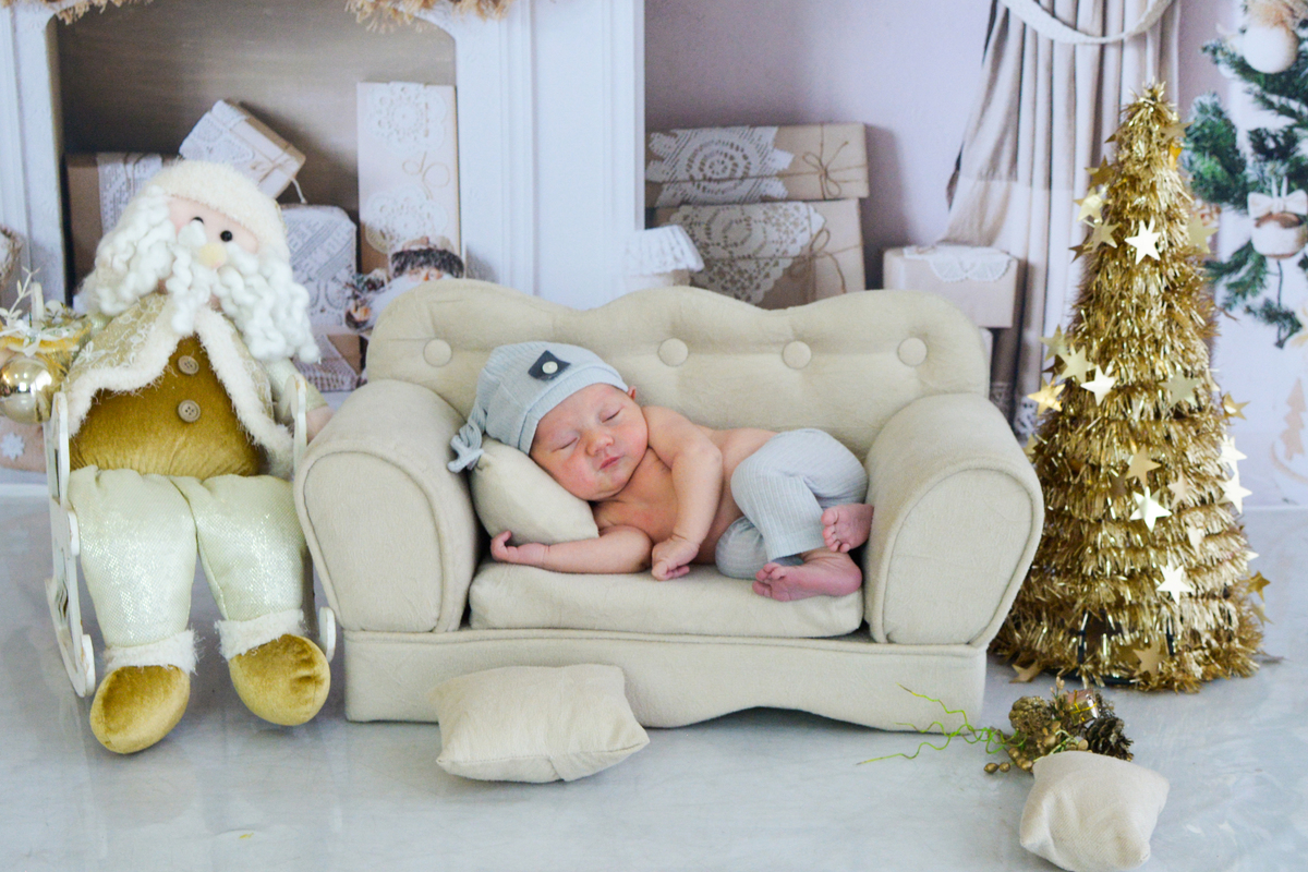 fotografia newborn no estudio no cidade Maringa natal 