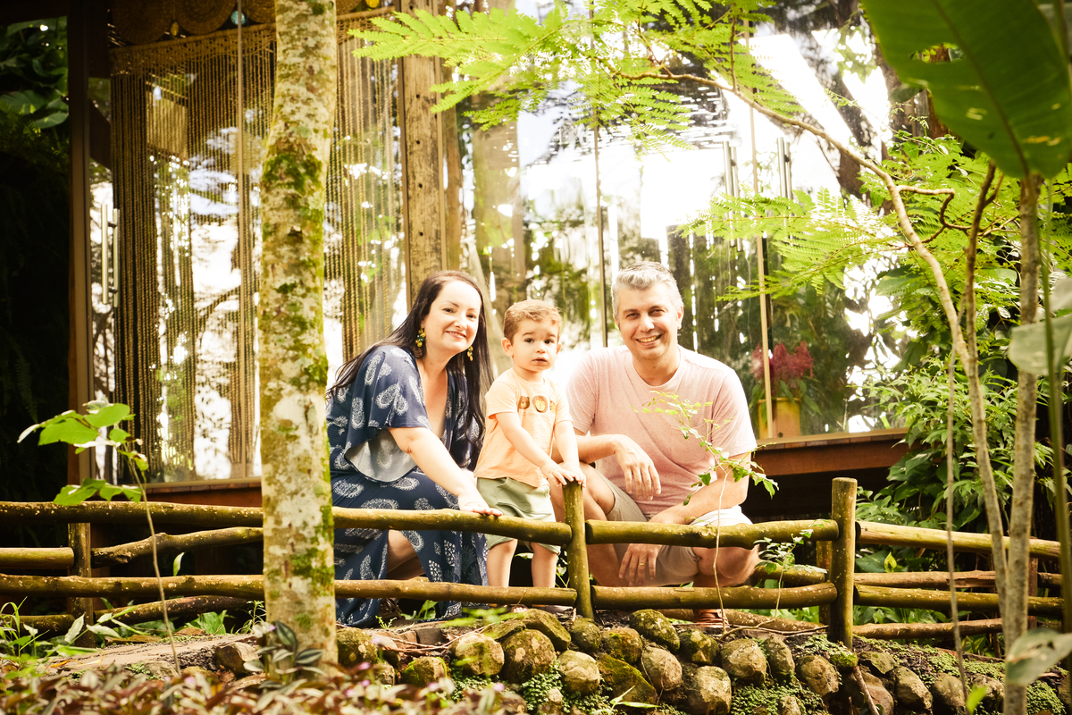 fotografia de familia no Eden Garden em Maringá  familia 