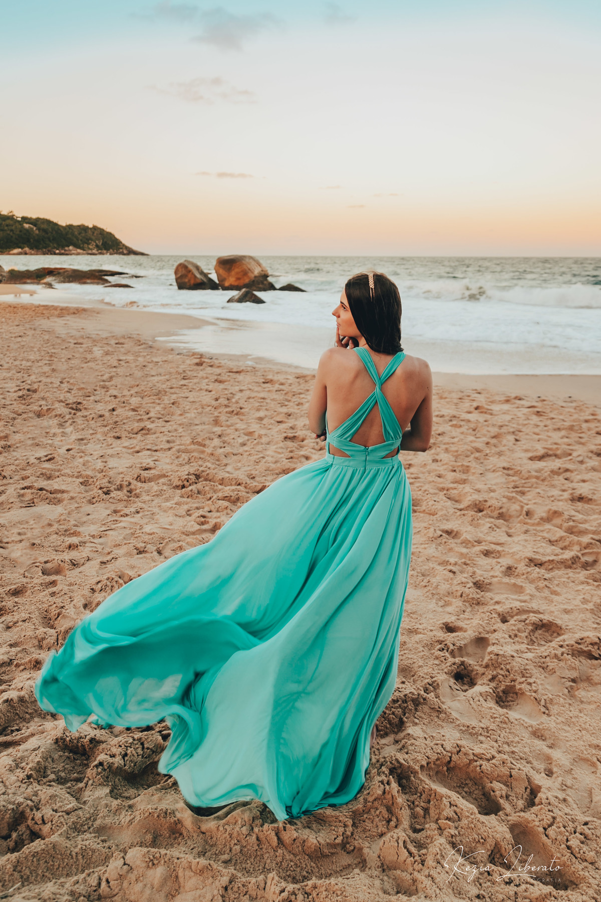 ensaio com vestido